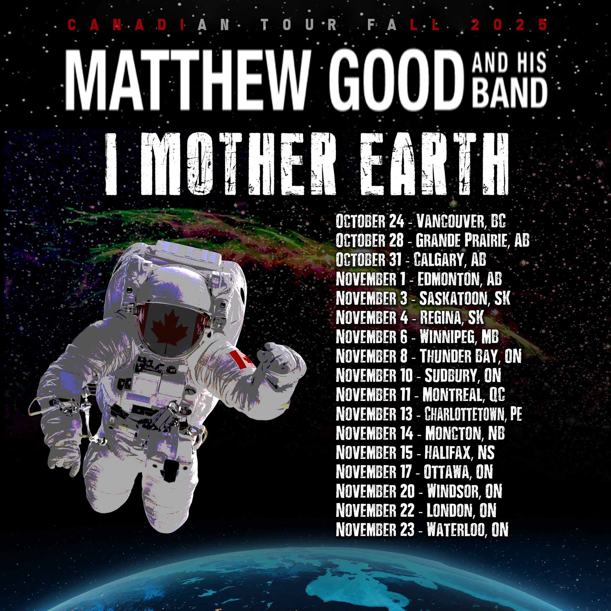 I Mother Earth Tour Poster